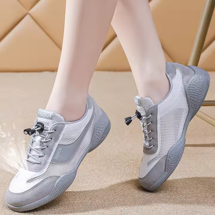 Zapatillas blancas pequeñas para mujer, versátiles y transpirables, ligeras e informales, deportivas para correr - 1