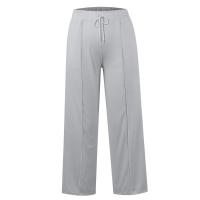 High Waisted Wide Leg Sweatpants Para Mujer Pantalones De Yoga Casuales Jogger De Cintura Baja Estilo Casual Cotton Ankle-Length - details 21