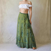 Falda Larga Gótica Punk de Cintura Alta Estilo Lolita de los 90s para Mujeres - details 6