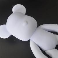 DIY Painting White Embryo Fluid Plastic Hand Painting Violence Bear Toy Model Doll Parent-child Building Block Bear Doll Gift - details 13