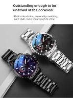 Reloj de cuarzo resistente al agua, reloj de moda luminoso original de acero inoxidable que no se decolora para hombres - details 12