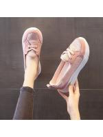 Zapatillas perezoso zapatos un pie estribo cuatro temporadas casual mujer zapatos 2025 nueva madre zapatos baja ayuda plana caminar zapatos - details 4