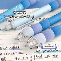 Bolígrafo de tinta azul y negra, bolígrafo de gel borrable con mango lavable, papelería de escritura para la escuela y la oficina, 4 unidades por lote - details 13