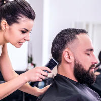 Cortapelos Profesional HATTEKER Cuchilla Cerámica Impermeable Pantalla LED Para Barba - details 8