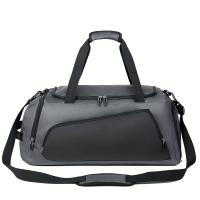 Bolsa de Fitness de viaje para hombres y mujeres, bolso de mano de gran capacidad para deportes al aire libre, separación seca y húmeda, bolso de baloncesto, bolsas de lona, zapatos, bolsillo - details 6