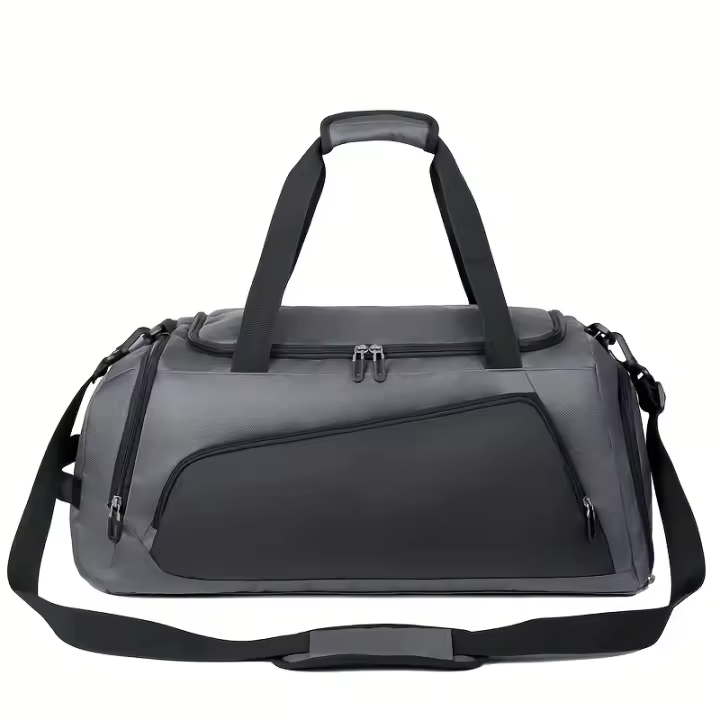 Bolsa de Fitness de viaje para hombres y mujeres, bolso de mano de gran capacidad para deportes al aire libre, separación seca y húmeda, bolso de baloncesto, bolsas de lona, zapatos, bolsillo - 1