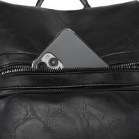 Mochila de cuero de alta calidad para mujer, bolso de hombro femenino Vintage, bolso de viaje antirrobo, Mochilas escolares para niñas - details 24