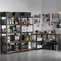 Estantería Modular de Acero Paquete 2, Antihumedad, Max 875Kg, 90x40x180cm - details 6