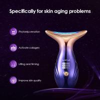 Masajeador Facial EMS Antiarrugas Con Corriente Microcorriente RF Máquina De Belleza Para El Cuello Y Rostro Elevación Y Tensión De La Piel Cuidado De La Piel - details 1