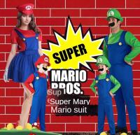 Espectáculo de disfraces de Halloween cosplay trajes para adultos y niños, Mario super mario, espectáculo infantil de padres e hijos - details 4