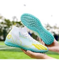 Zapatos de fútbol juvenil para césped para hombres y mujeres, zapatos deportivos TF para interiores con clavos antideslizantes de cinco lados - details 3