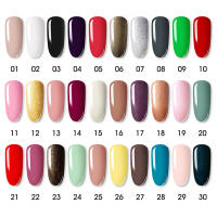 ROSALIND-botella de cristal de 15ml, Gel de uñas de Color puro brillante para diseño de uñas, lámpara LED/UV, esmalte de uñas de Gel de larga duración - details 5