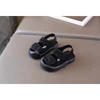 Verano nuevos niños zapatos de bebé sandalias de suela blanda niñas bolsa de bebé cabeza zapatos de playa Velcro zapatos de niño - details 12