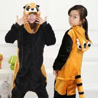 Pijama de dibujos animados kigurumi unicornio para mujeres y hombres pijama de peluche de invierno cómodo y cálido pijama de dibujos animados con capucha y botones - details 16
