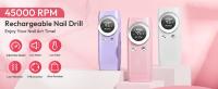 Taladro de Uñas Eléctrico Profesional 45000RPM para Uñas de Gel Acrílico - details 0