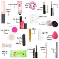 Calendario de Cuento de Navidad Kits de Maquillaje con Esponja de Labios, Sombra de Ojos Brillante, Rostro Ideal para Principiantes y Profesionales - details 2
