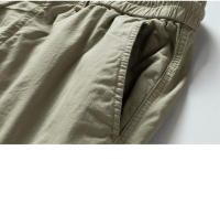 Nuevos pantalones deportivos sencillos y lisos para hombre, moda para actividades al aire libre, pantalones para correr con múltiples bolsillos, pantalones Cargo informales y versátiles para otoño e invierno - details 10