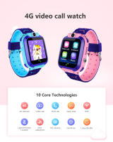 Reloj inteligente Q12 para niños, dispositivo resistente al agua, con posicionamiento, venta directa de fábrica para estudiantes - details 0