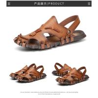 Sandalias de Cuero Veraniegas para Hombres Comodidad Ligera Antideslizante - details 26