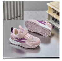 2025 primavera Velcro compañeros de clase niños nuevas zapatillas de deporte de malla transpirable ligera niñas papá zapatos corriendo. - details 11