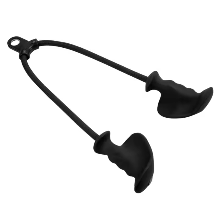 Cuerda ergonómica para tirar de Fitness, entrenamiento de aislamiento, pórtico de tríceps, cuerda para tirar, agarre de goma, equipo de gimnasio antideslizante, cuerda para tirar - 1