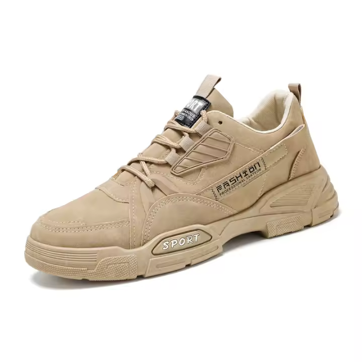 2025 primavera nuevos zapatos casuales de los hombres zapatos de herramientas deportivas botas cortas de los hombres zapatos de protección laboral al aire libre botas Martin de los hombres zapatos casuales. - 1