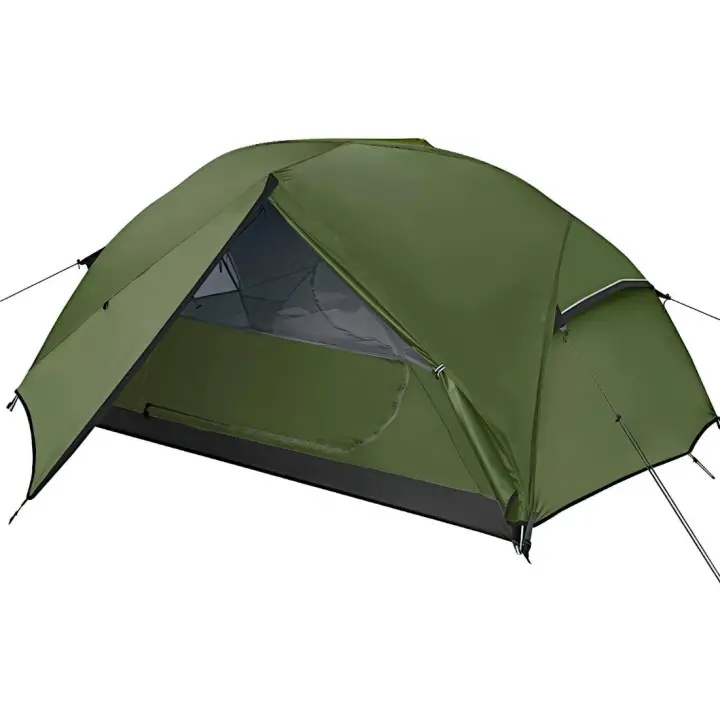 Tienda de Camping Ligera y Impermeable Doble Capa de Ventilación Ideal para Senderismo y Actividades al Aire Libre - 1