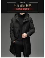 Chaquetas con capucha de plumón de pato blanco para hombre Parka impermeable gruesa y cálida de invierno para hombre Chaquetas de plumón Parka larga - details 0