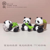 Set de Miniaturas de Panda 8 Figuras de Resina para Decoración de Casa DIY - details 9