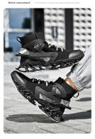 Zapatos de calcetín alto a la moda para hombre, zapatos deportivos informales antideslizantes para exteriores, zapatos transpirables para correr, calzado deportivo para caminar y trotar - details 11