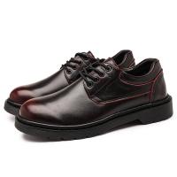 Gran tamaño 2025 nuevos zapatos formales casuales, zapatos de cuero de cordones de los hombres ligeros de baja altura - details 0