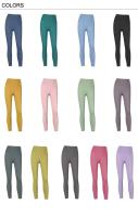 Try BN Pantalones deportivos ajustados para mujer, yoga, color nude, cintura alta, elásticos para entrenar - details 7