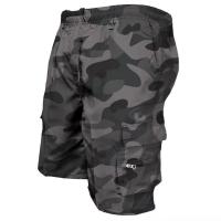 Pantalones Cortos Sueltos de Cintura Elástica para Hombres Multipolqueros, Adecuados para Ciclismo, Senderismo, Ocio y Deportes al Aire Libre Material de Polyester, Lavado en Máquina - details 2