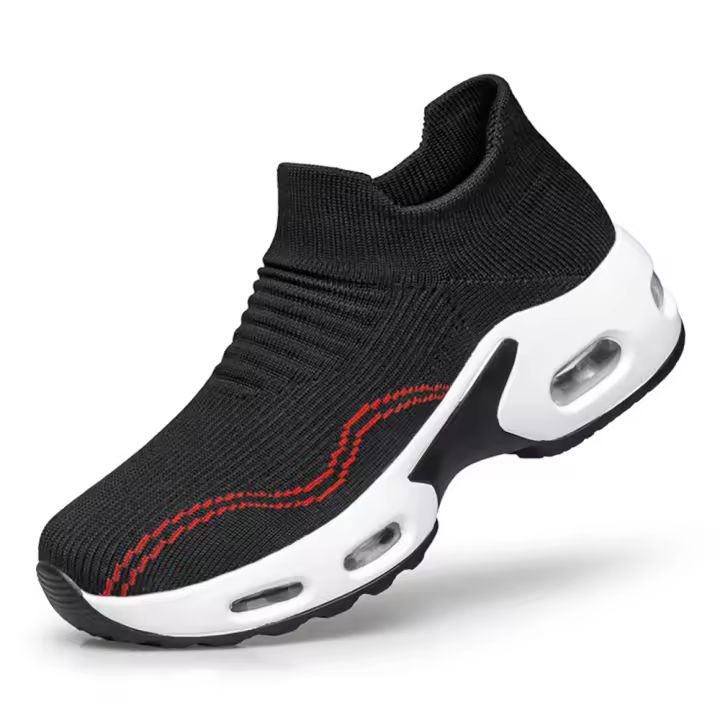 Nuevos zapatos para correr con colchón de aire para hombres y mujeres, zapatos deportivos transpirables,Púrpura - 1