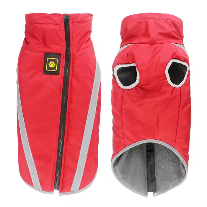 Abrigo de Perro Impermeable Cálido para Invierno, Diseño Reflectante para Perros Grandes - 1