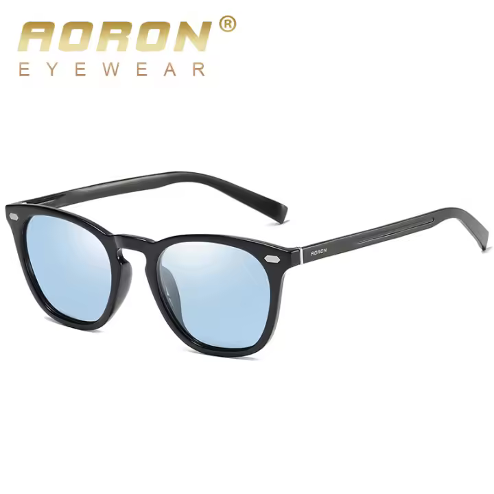 Gafas de sol fotocromáticas polarizadas vintage para hombre y mujer, protección UV, para exteriores - 1