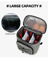 Mochila enfriadora para acampar, bolsa de Picnic multifunción, aislamiento al aire libre, paquete de hielo de papel de aluminio - details 4