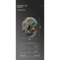 Bóxer de música con Bluetooth, supersoporte de Pared Profesional LED Dinámico en Color, 12 Velocidades - details 9