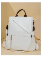 Mochila de nylon con mango suave de color sólido, grande, cinturón de cojín de aire - details 15