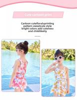 Traje de Baño de Princesa para Niñas Verano 2023 Diseño de Tela Trenzada Estilo de Playa para Niños - details 1