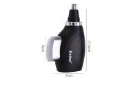 Kemei-recortador de pelo de nariz pequeño Manual para hombres, Mini recortador de pelo de nariz para hombres, dispositivo portátil lavable, cuidado facial de seguridad, KM-664 - details 5