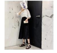 Sandalias de verano con punta redonda, estilo de Color sólido, versión, zapatos individuales cómodos para mujer - details 1