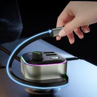 Transmisor FM Bluetooth 5,4, modulador de Radio manos libres para coche, reproductor MP3 con adaptador de carga súper rápida USB para coche - details 1