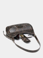 Señoras retro locomotora páramo viento multibolsa decoración de boca aceite artificial cera explosión de cuero - details 4