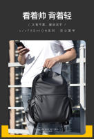 Nueva mochila negra para computadora Mochila de moda informal - details 3