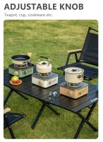 Suministros de acampada, estufa portátil de 2800W, caja de llama de alta potencia, horno, quemador de gas, picnic para acampar al aire libre - details 5