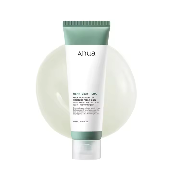 Gel exfoliante hidratante Anua, que contiene exfoliante suave de hoja de corazón, cuidado de los poros, producto puro para eliminar muertos, piel coreana - 1