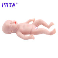 IVITA WG1575 Muñeca Recién Nacida de Silicona 100% Suave y Realista Juguete Educativo para Niños - details 7