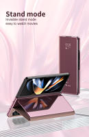 Funda Inteligente para Samsung Galaxy Z Fold Funda de Cuero con Revestimiento de Espejo - details 5