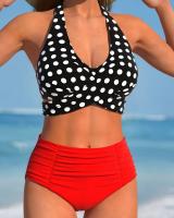 Bikini nuevo sexy traje de baño de mujer con tirantes cruzados tipo halter - details 10
